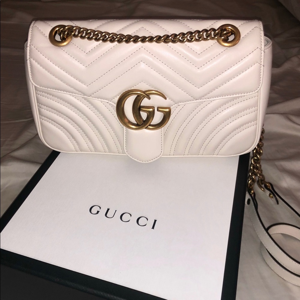 Gucci GG Marmont Small Matelassé shoulder bag